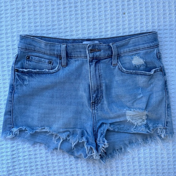 Pistola Light Wash Cut Off Jean Shorts size 28 - Picture 1 of 6